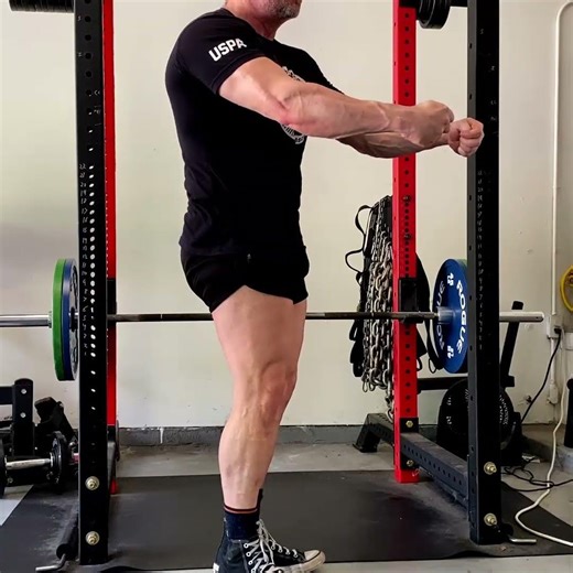 Old School Forearms With Standing Barbell Wrist Curls