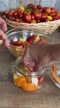 Voici LA recette ultra rapide et simple pour conserver tes tomates.