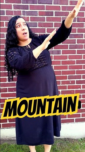 How to Sign Mountain in ASL🤟🏼