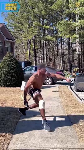 Shaquan Parson - incredible jumps, no gravity! | Workout Monster