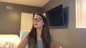 ASMR Hair Play, High Ponytails, Brushing, Combing Hair Over My Face (long brunette hair) No talking