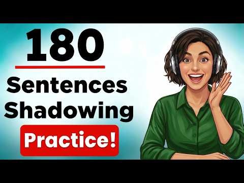 English Speaking Practice: 180 Daily Use Sentences for Beginners (A2-B1)