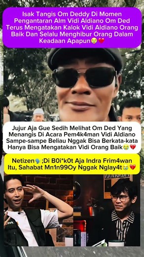Indra dapet pesan dari vidi aldiano #indrafrimawan #vidialdiano