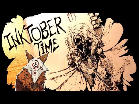 Inktober Doodle | Comic Book Artist | Character Design Tutorial | How to draw comic book style