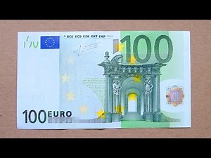100 Euro Banknote (One Hundred Euro / 2002) Obverse and Reverse