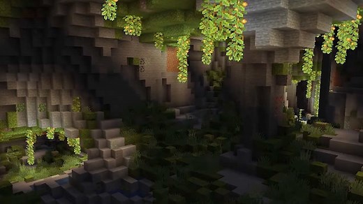 Minecraft: Tropfsteinhöhlen und Lush Caves finden