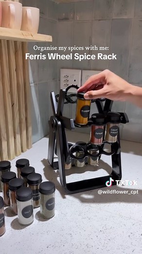 Organize Your Home with the Ferris Wheel Spice Rack