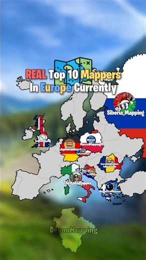 Top 10 Mappers In Europe Currently #map #mapper #mapping #geography #history