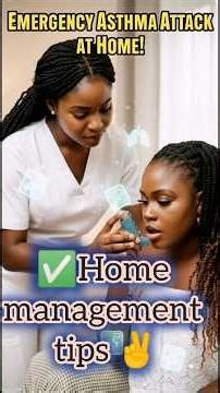 Emergency management of asthma attack at home 👍#asthma #asthmamanagement #shorts #healthtips