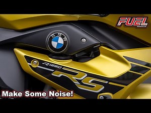 BMW R1250R R1250RS Sport New Aftermarket Fuel Diablo Exhaust & Fun With A Sony A7SIII Digital Camera