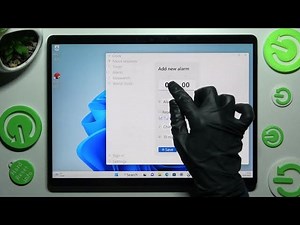 MICROSOFT SURFACE PRO 8 - How To Setup Alarm Clock
