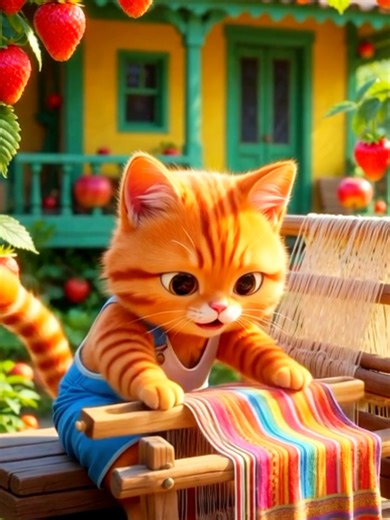 Cute Cat Washing Clothes & Frogs Dancing 🐱🐸Cute cat washing clothes while funny frogs sing and dance. A fun nursery rhyme animation.#kidsvideo#catoon #fypage