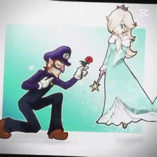 Waluigi x Rosalina/Walsalina/Wasalina 💜🩵🌹✨️
