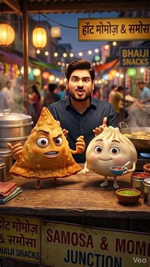 🤣🤣समोसा vs मोमोज की भारी टकर 🤣🤣माफिया Ai #shortvideo #shots #viral #trendingshorts #trending