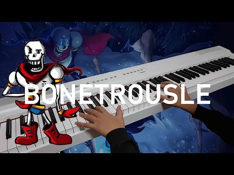Undertale OST [Papyrus Theme] - Nyeh Heh Heh! Bonetrousle Piano cover (언더테일 파피루스 브금)