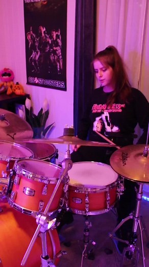 Spooky Scary Skeletons Drum Cover for Halloween