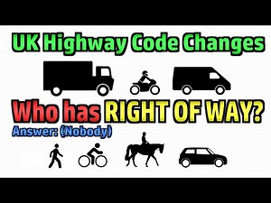 My Ponderings on the Highway Code Changes (January 2022)