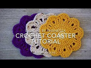Crochet Coaster Tutorial (old video)