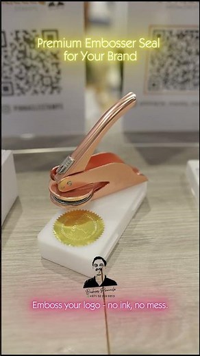 Embosser Seal - Embosser stamp for branding | Pinnacle Stamps
