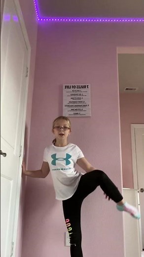 Upside Down Stretching! / Levitating: Dua Lipa and Dababy #shorts/**Francesca and Leah Shorts**