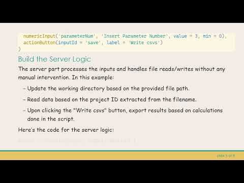 Streamline Your R Workflow with Shiny: Importing and Exporting Files Effortlessly