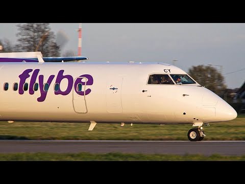 ✈ 4K Flybe Are Back! | Dash 8 Q400 Departure from London Southend Airport