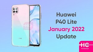 Huawei P40 Lite (EMUI 10.1) installs January 2022 security update