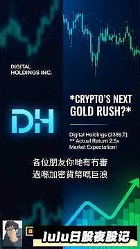 🚀 2389.T惊天机遇！数字资产+区块链，财富自由等你来！@trade247s #2389T #lulu日股夜股记 #DigitalHoldings #区块链