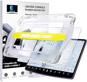 Tesla Model Y Model 3 Screen Protector 2023, 9h Anti-Scratch and Shock Resistant for Model 3 Model Y Screen Protector, Model Y Screen Protector Matte Anti Glare, Tesla Model 3 Model Y Accessories 2023