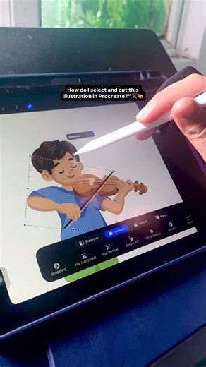 Ota on Instagram: "In this tutorial, I’ll show you how to select objects precisely by choosing Freehand in the Selection Tool, then cut them into a new layer. This method is perfect for detailed selections, clean edits, and flexible composition in your artwork. Simple, precise, and beginner-friendly! #procreate #procreatetutorial #freehandselection #selectiontool #cutlayer #procreatetips #digitalillustration #digitalart #ipadartist"