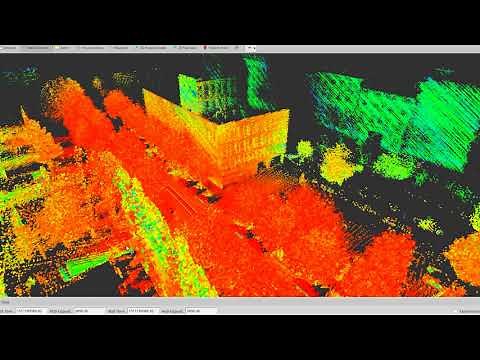 ROS Rviz - 360° LiDAR - point cloud densification