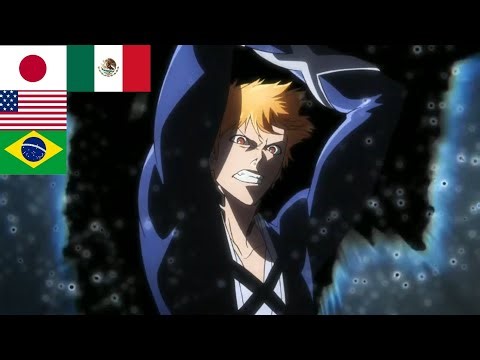 Getsuga tenshou in different languages|(Bleach kessen hen)