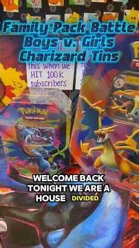 Charizard X vs Charizard Y Pack Battle! 😳 Boys vs Girls… The Ending Was WILD