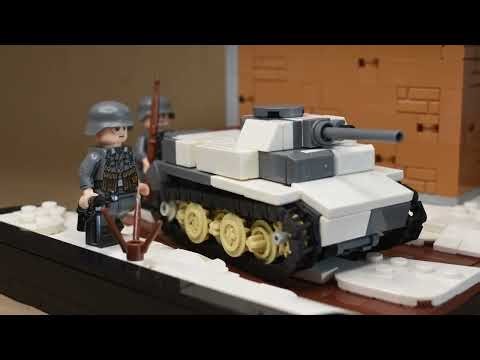 Lego WW2 Moc | Panzer 2 Luchs driving through Russia, 1944