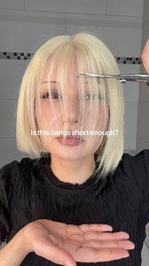 Short Bangs Hairstyles: Are They Short Enough?