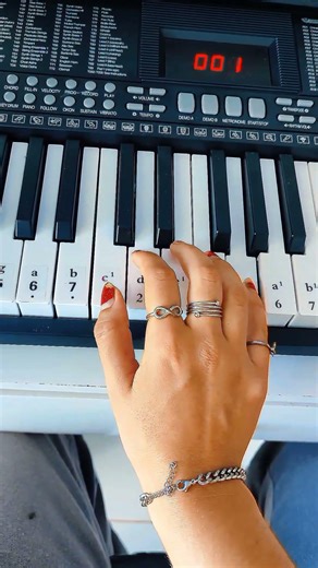 Practice makes perfect...🎹#keyboard #piano #learning