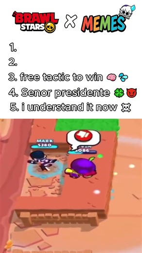 The End😂 THE BEST 5 Memes in Brawl Stars!🔥 #brawlstars #brawlstarstiktok #бравлстарс