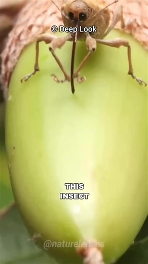 2.1M views · 19K reactions | Acorn Weevil ｜ The Drill Insect #acorn #weevil #insects #fyp #documentary | Nature Lens | Facebook