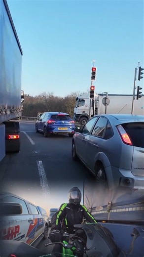 trucker didn't see me