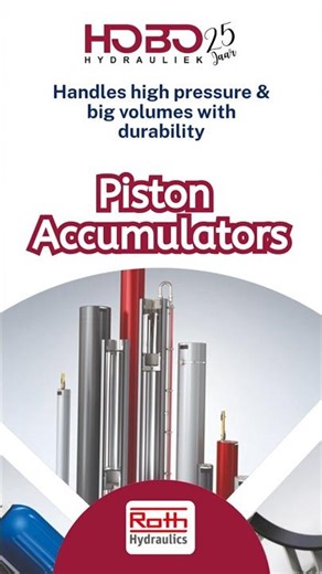 What accumulators fit your system: discover the range of Roth accumulators #hobohydrauliek