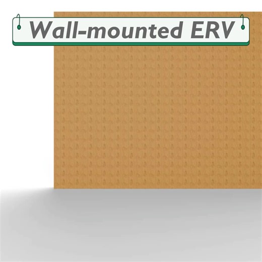 High Quality Wall Fresh Air Ventilation Unit Indoor Air Quality Improve for Living Room