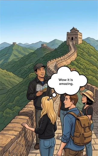 This_is_the_great_wall_of_china__Simple_English_Dialogue__#china_#wall_#Shortvideo_#englishdialogues