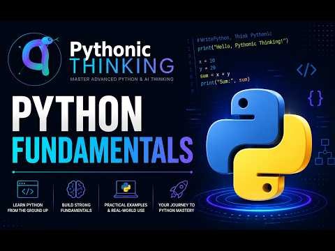 Python Fundamentals for Beginners | Variables, Data Types, Input/Output & Operators