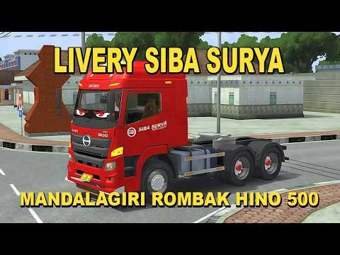 LIVERY TRUKSID CLASS D MANDALAGIRI ROMBAK HINO 500 | 8 PILIHAN WARNA | TRUCK SIMULATOR ID V1.1.4