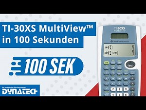 Warum der TI-30XS MultiView™ - 9 Gründe in weniger als 100 Sekunden