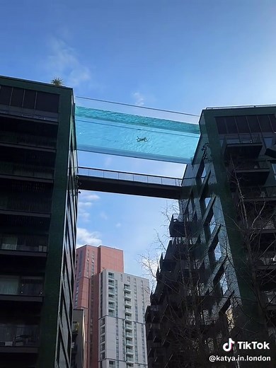 Explore Sky Pool: London’s Floating Glass Swimming Pool