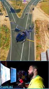 Acompanhamento de helicóptero e troca de tiro - fivem gta rp - gaep gsa graeb