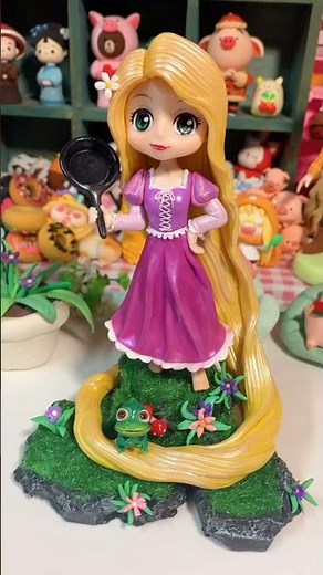 Make Disney Princesses: Rapunzel, Belle, Cinderella with Clay| Clay Art Compilation #4| Polymer Clay