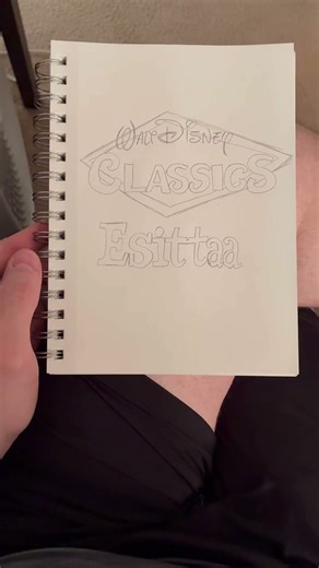 Walt Disney Classics Esittaa Logo Drawing #waltdisneyclassics #disney #shorts #art #drawing