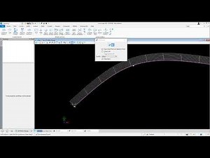 How to offset a 3D curve horizontally in MicroStation CE